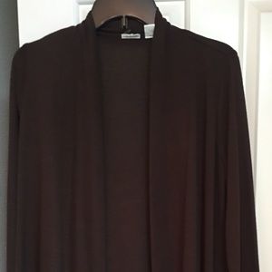 Maurice's brand; brown medium; sweater cardigan jacket